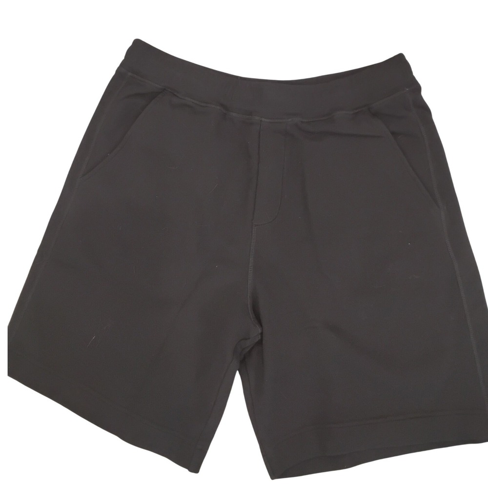 The‎ Kooples Black Logo Sweat Shorts Elastic Waist Casual Fleece Shorts NEW-XL